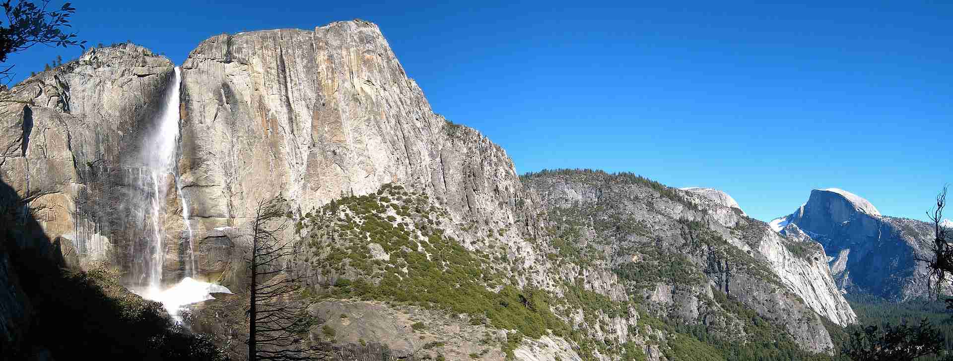 Yosemite Falls and Half Dome